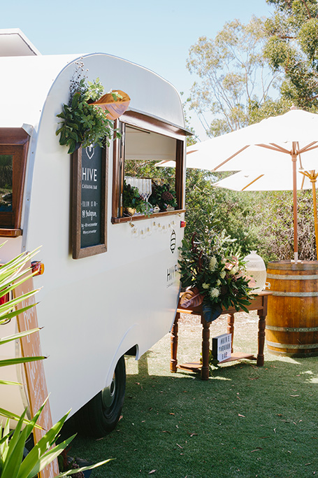 Hive Caravan Bar Margaret River region weddings