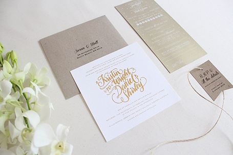 Naomi B Designs wedding stationery - Great Southern Weddings - Western Australia