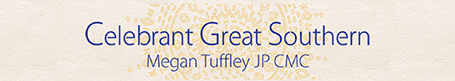 Megan Tuffley - Great Southern Celebrant, JP - Great Southern Weddings, Western Australia