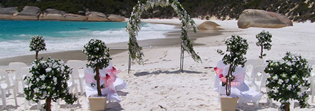 Finishing Touches wedding decor, hire and setup. Great Southern Weddings, Western Australia