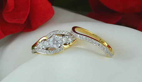Ciprian Showcase Jewellers engagement and wedding ring set